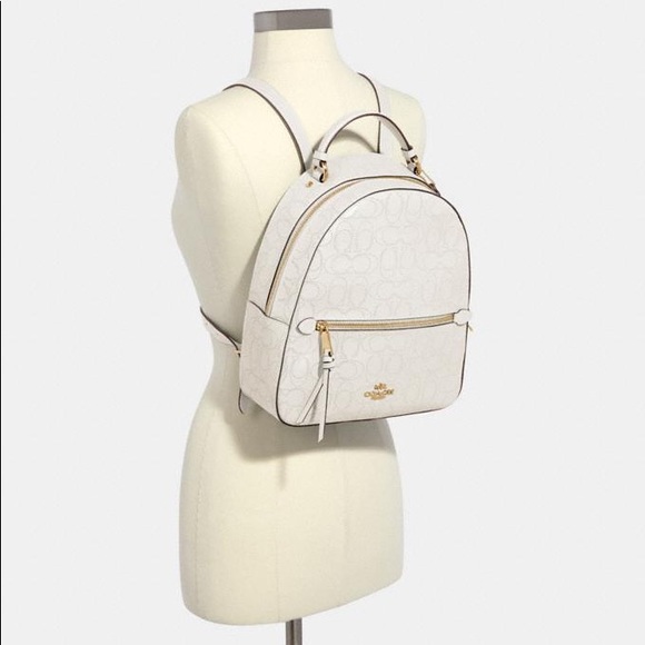 New💃Coach Jordyn Backpack In Signature Leather - Picture 12 of 12